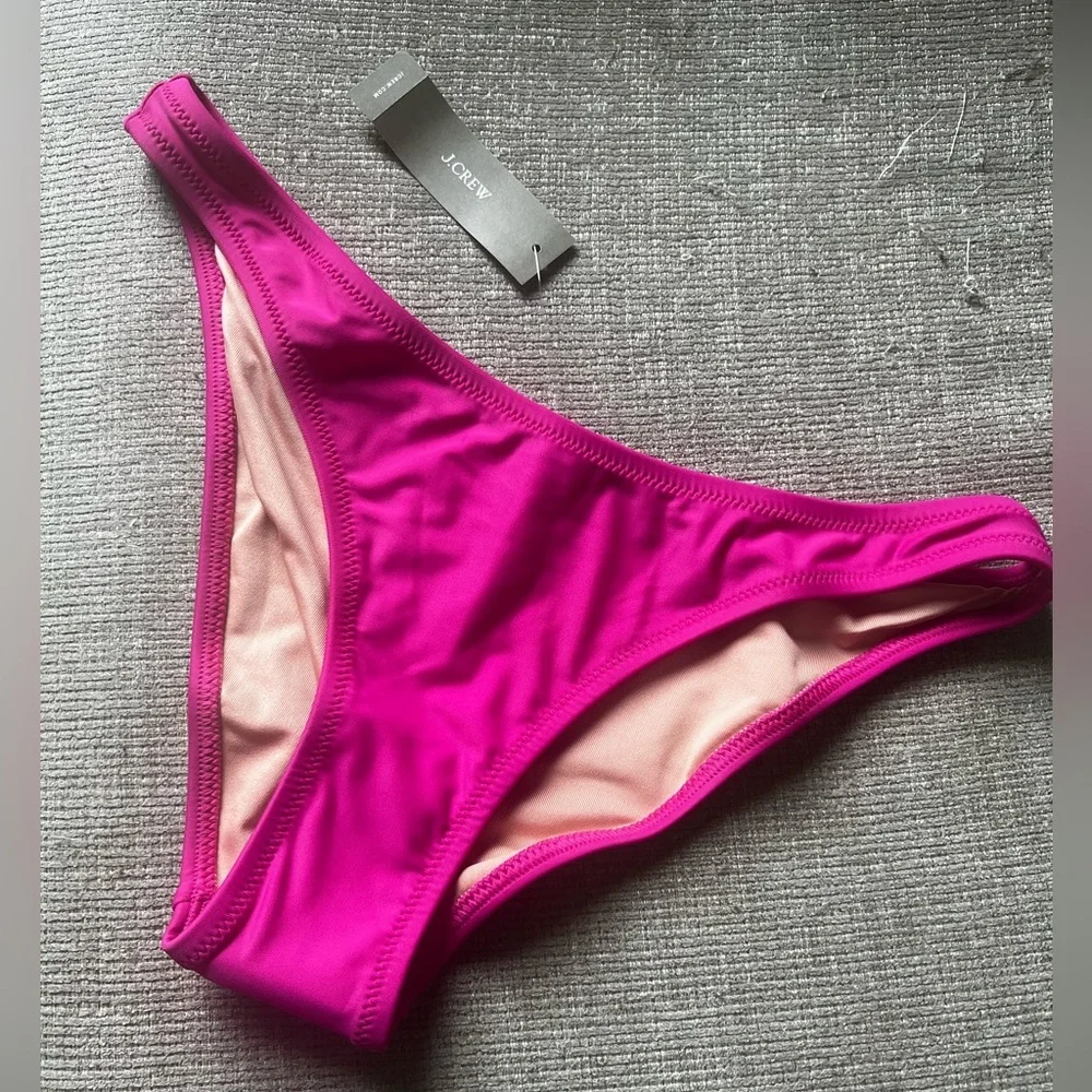 J Crew Hipster full-coverage bikini bottom Size XS S M 2X NWT